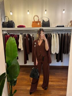 Pantalone burgundy Tensione-In