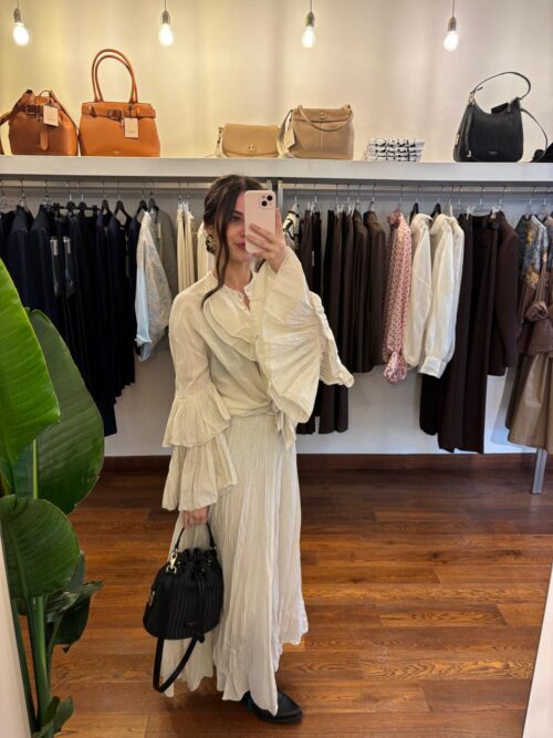 Camicia voilant panna - immagine 4