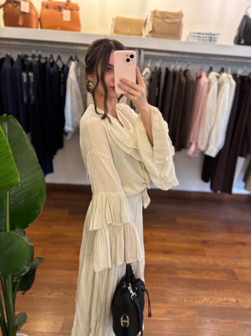 Camicia voilant panna - immagine 3