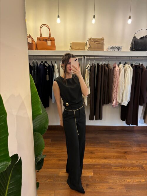 Pantalone nero Kontatto - immagine 2