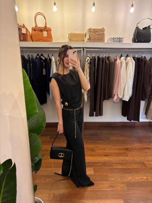 Pantalone nero Kontatto - immagine 3