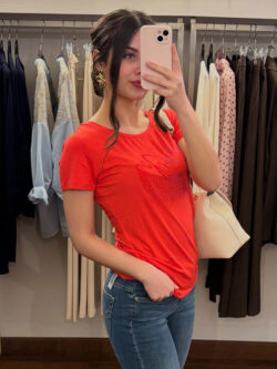T-shirt Liujo con strass