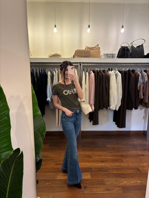 Jeans Liujo zampa con cintura - immagine 2