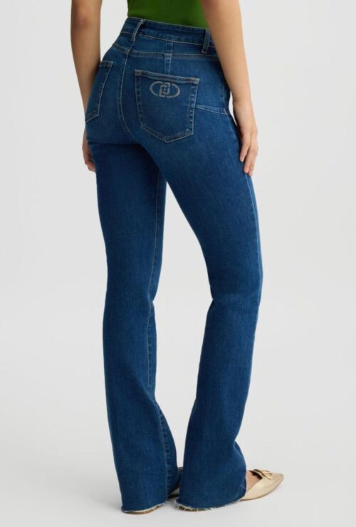 Jeans blu Liujo a zampa stretto - immagine 4