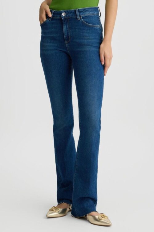 Jeans blu Liujo a zampa stretto - immagine 3