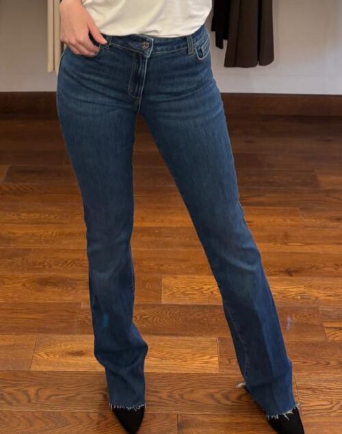 Jeans blu Liujo a zampa stretto