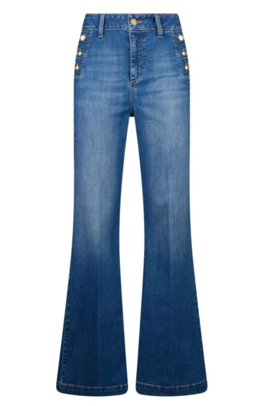 Jeans Liujo a zampa flare bottoni - immagine 5