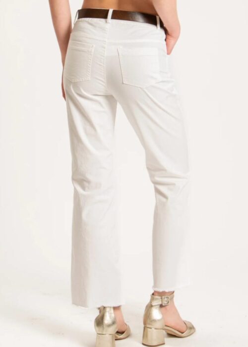 Pantalone trombetta Tensione-In latte - immagine 3