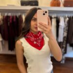 Canotta ricamata latte